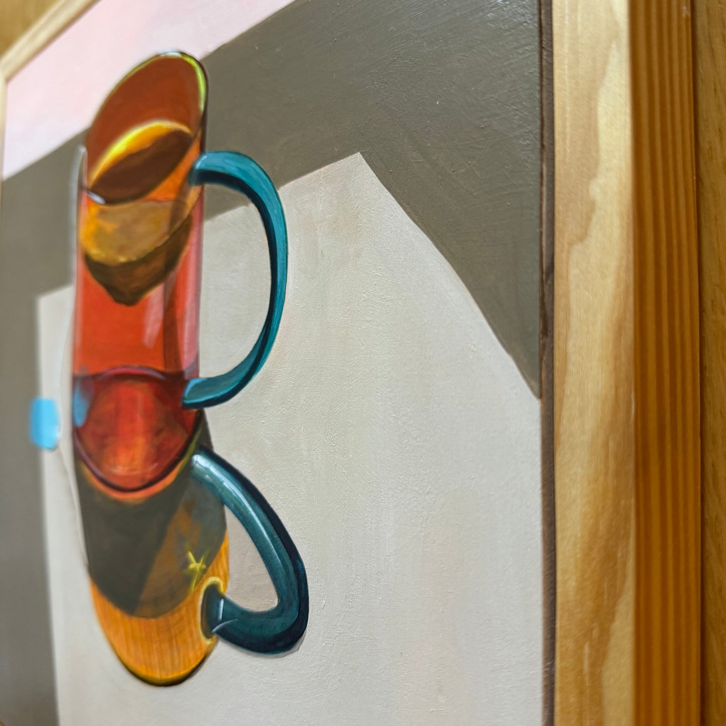 Peppermint tea in the morning sunshine