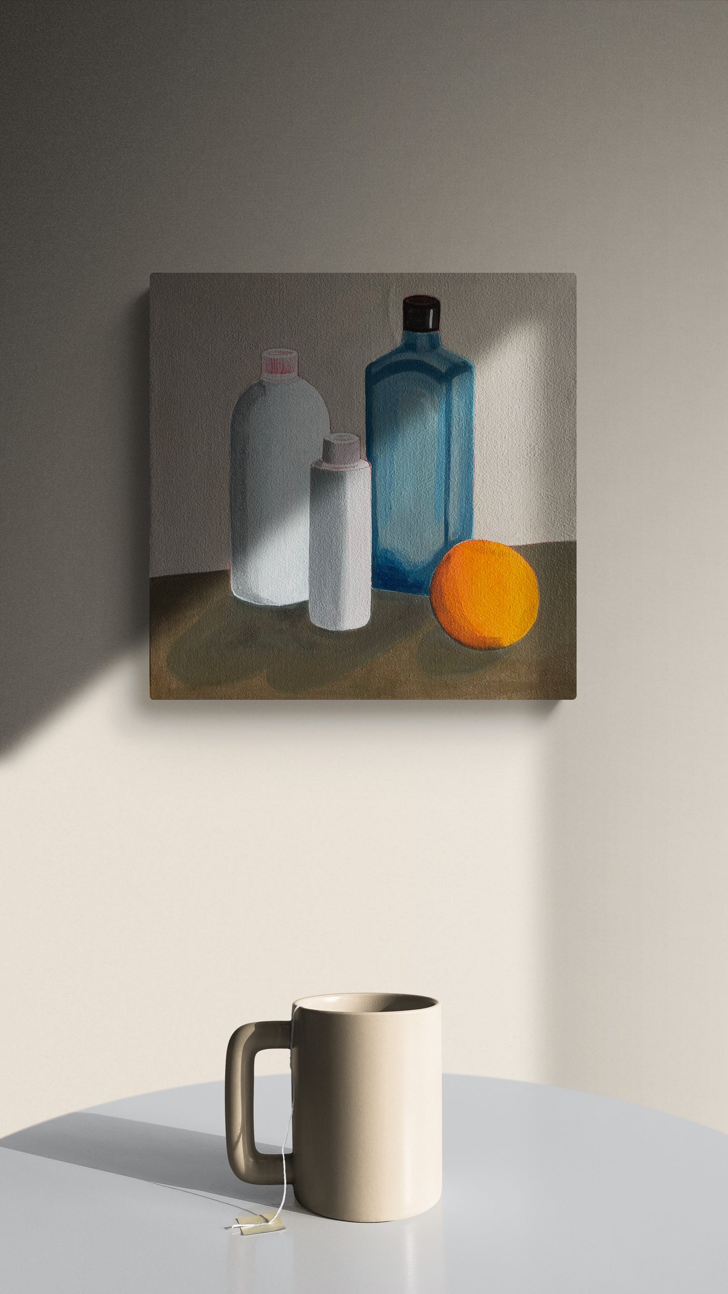 White paint and Gin