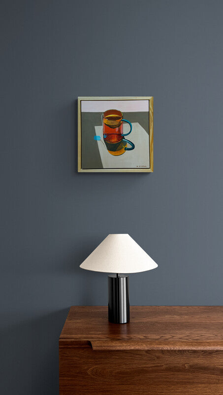 Peppermint tea in the morning sunshine