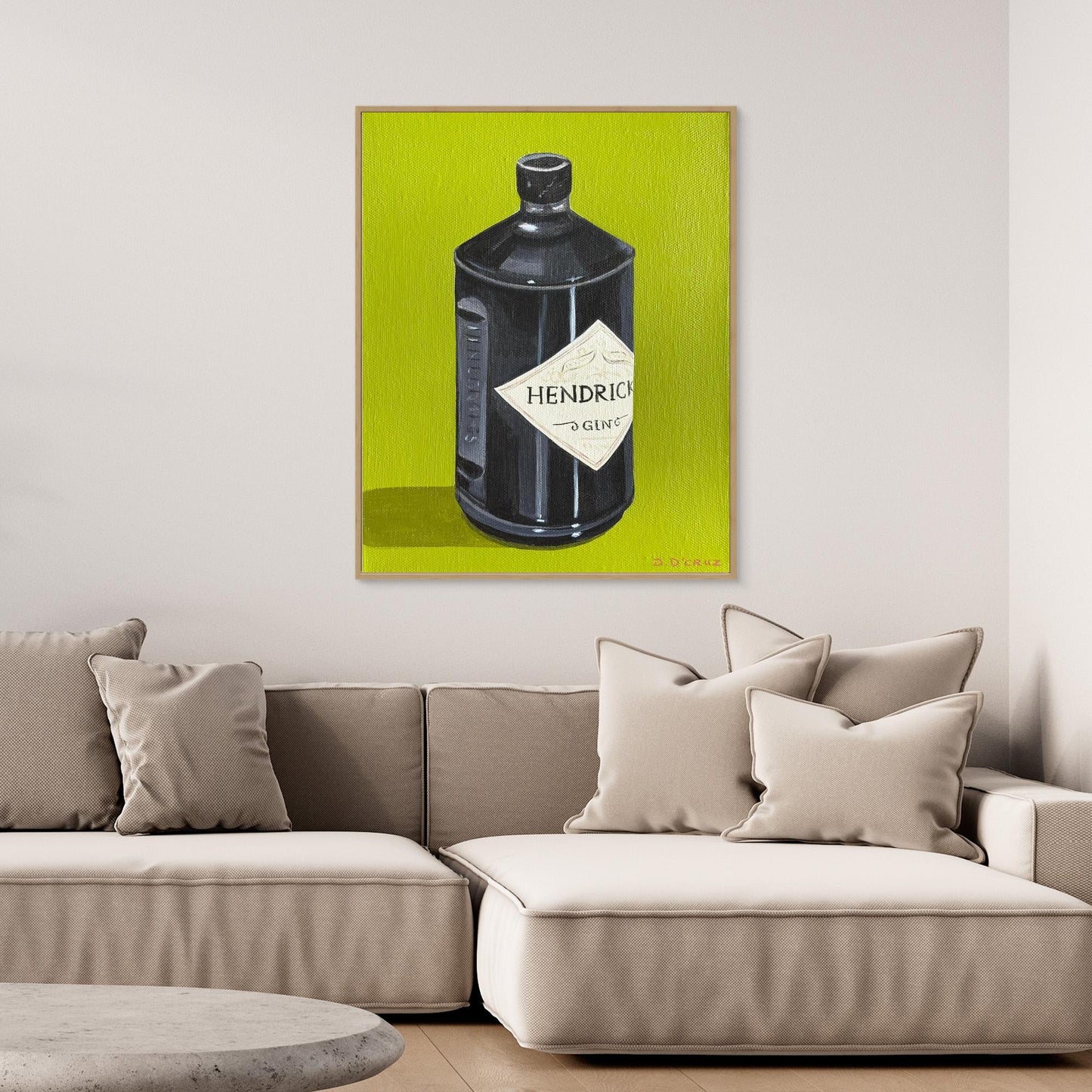 Olive Hendricks print on canvas