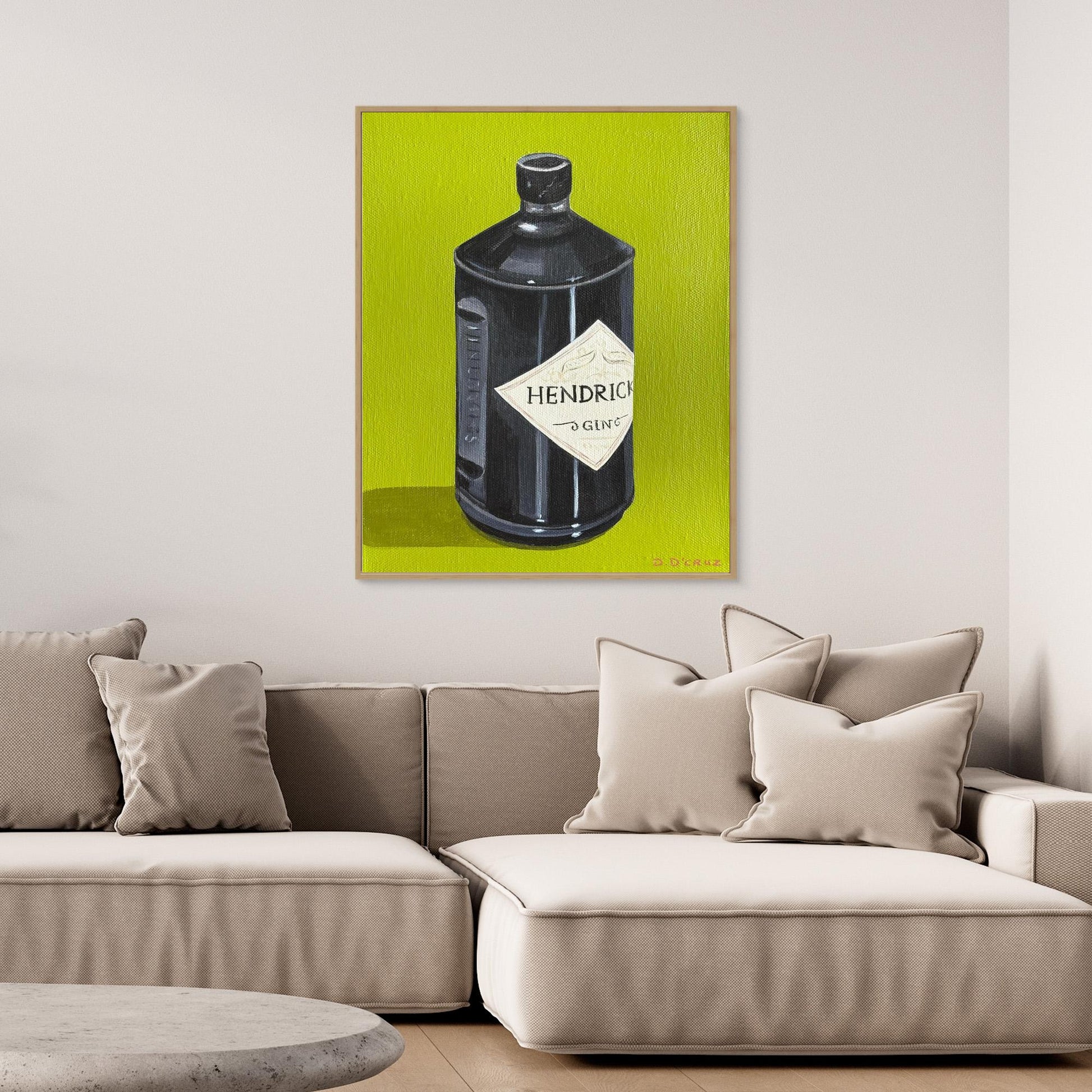 Olive Hendricks print on canvas