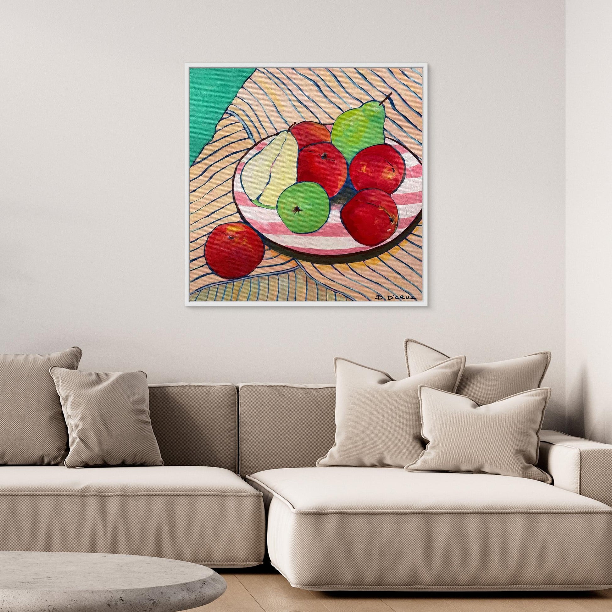 Picnic study with nectarines 