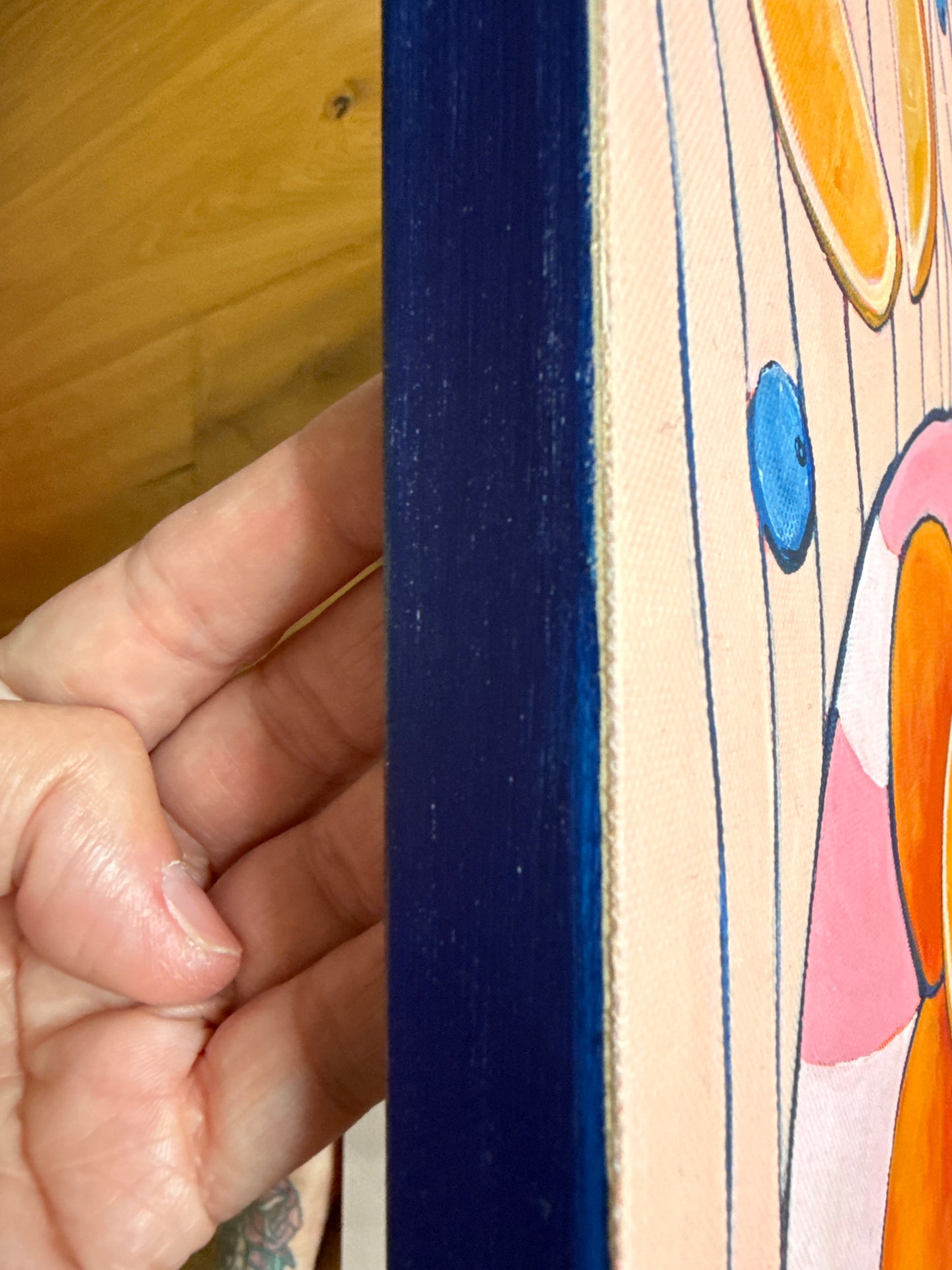 Oranges and blueberries