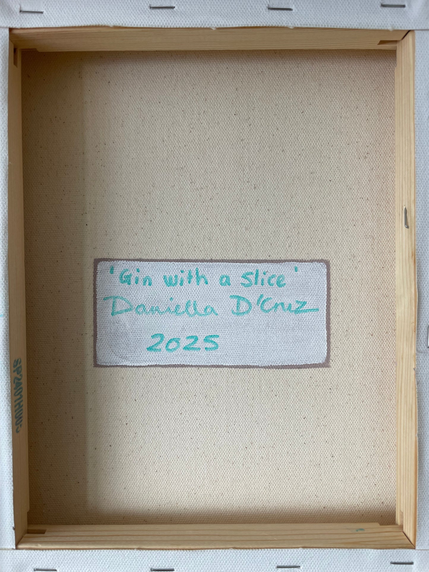 Gin with a slice - Sold