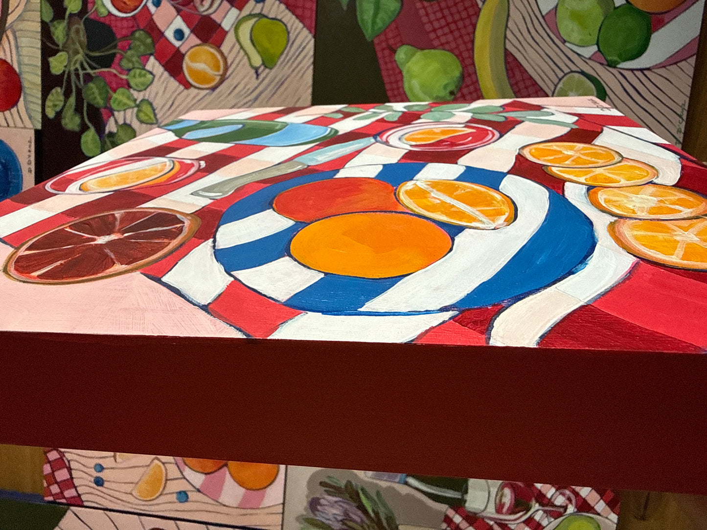 Citrus and check picnic