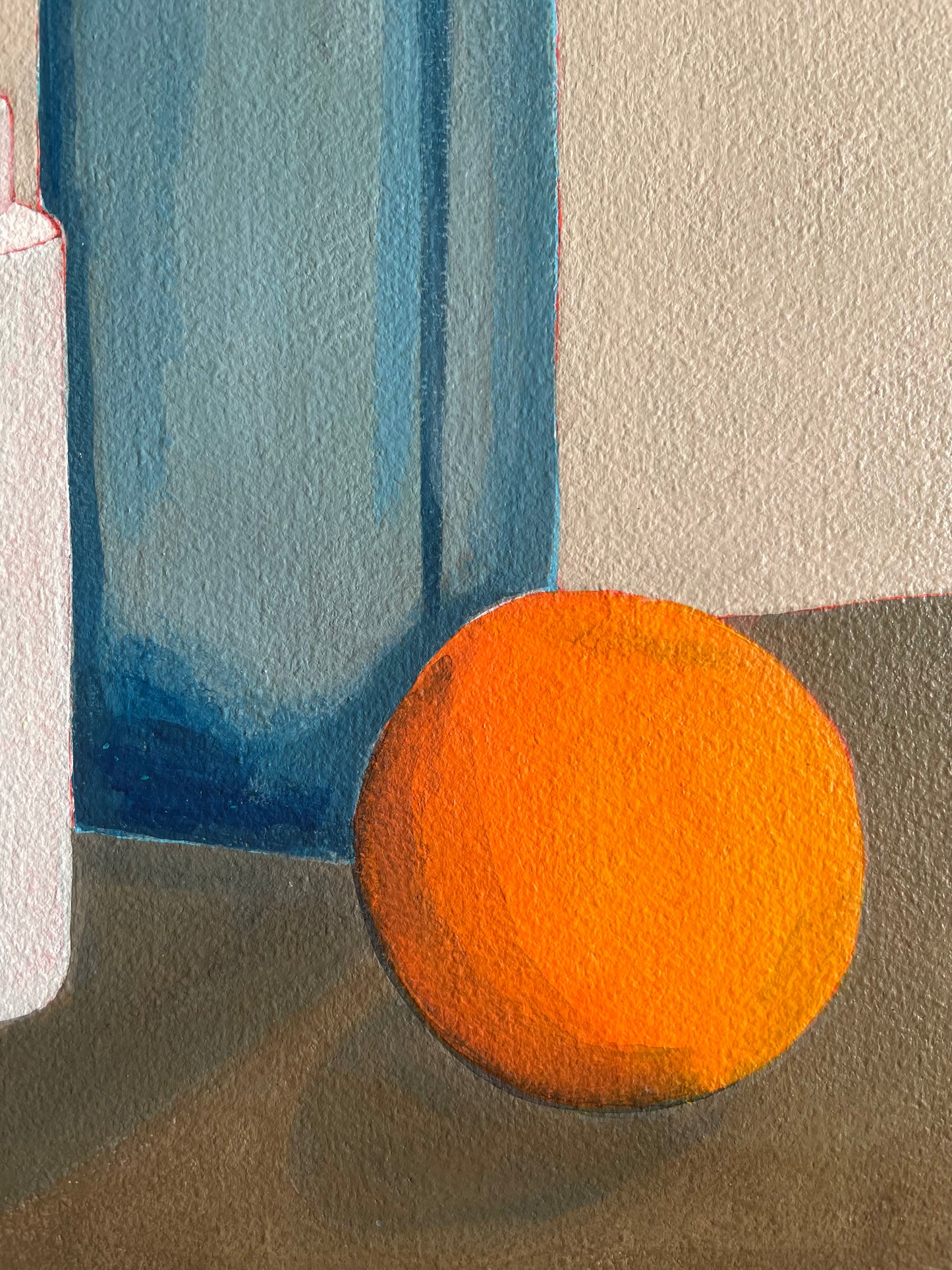 White paint and Gin