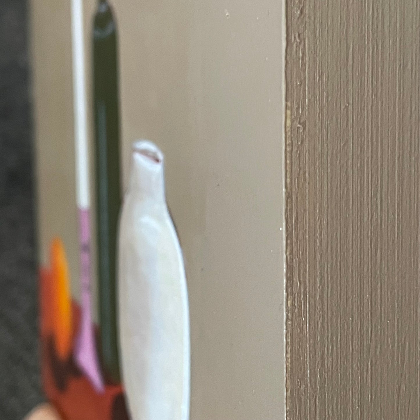Candlestick with small Ceramic jar
