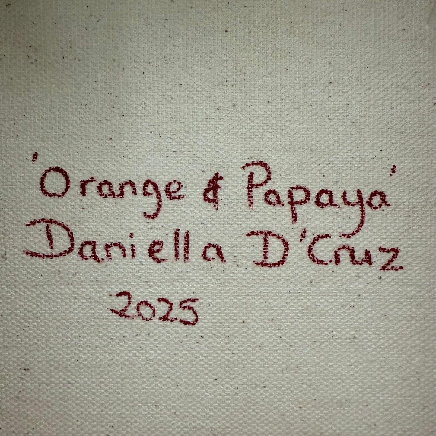 Orange and papaya