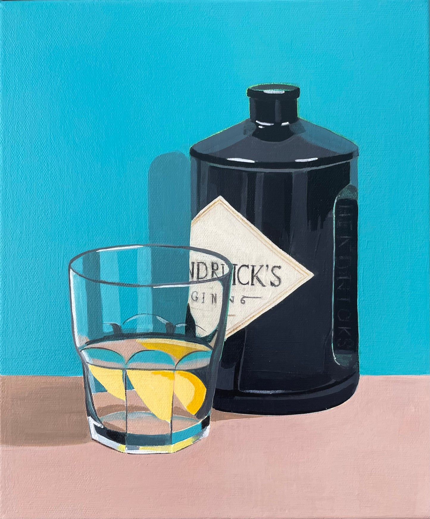 Gin with a slice - Sold