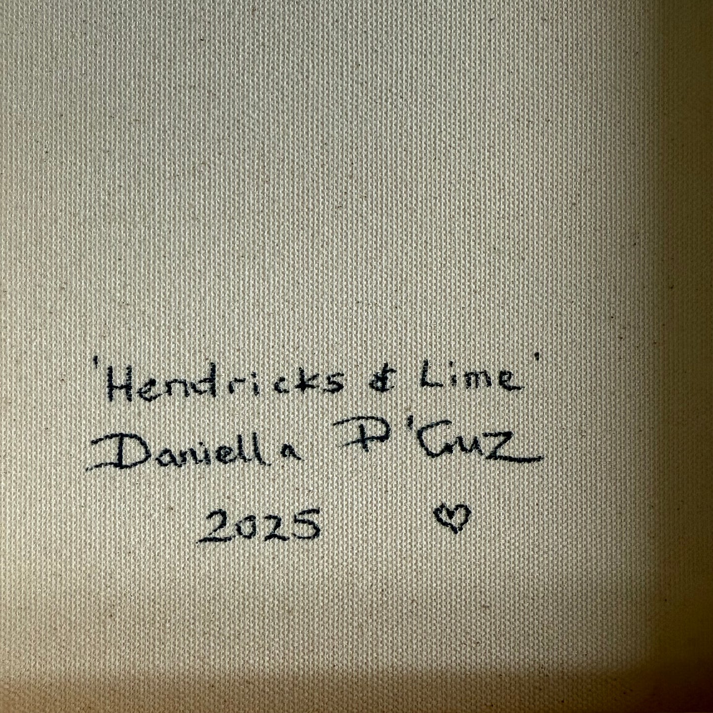 Hendricks and Lime - sold