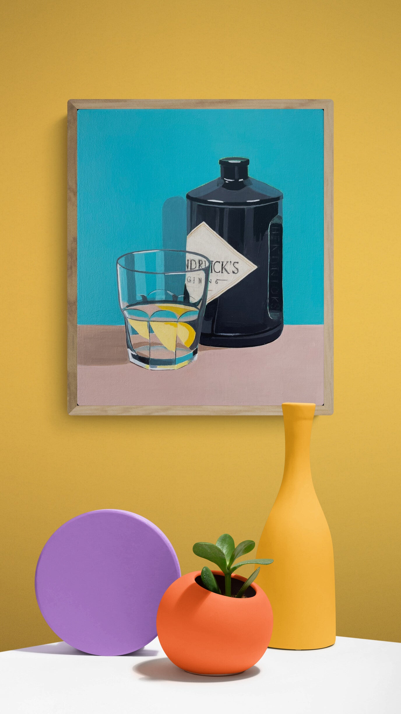 Gin with a slice - Sold