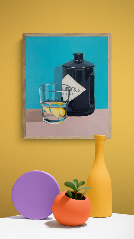 Gin with a slice - Sold