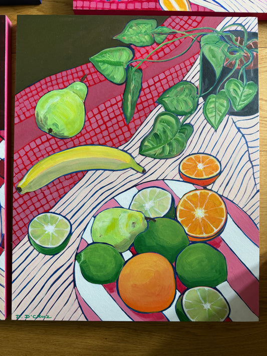 Vintage tea towel collection