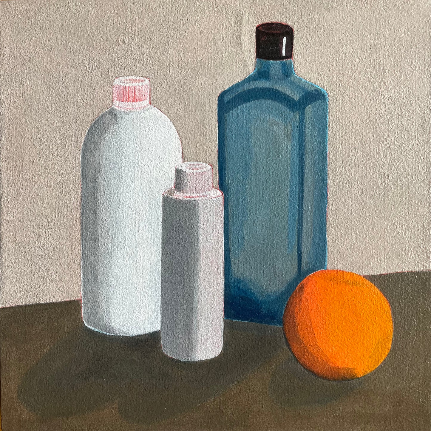 White paint and Gin
