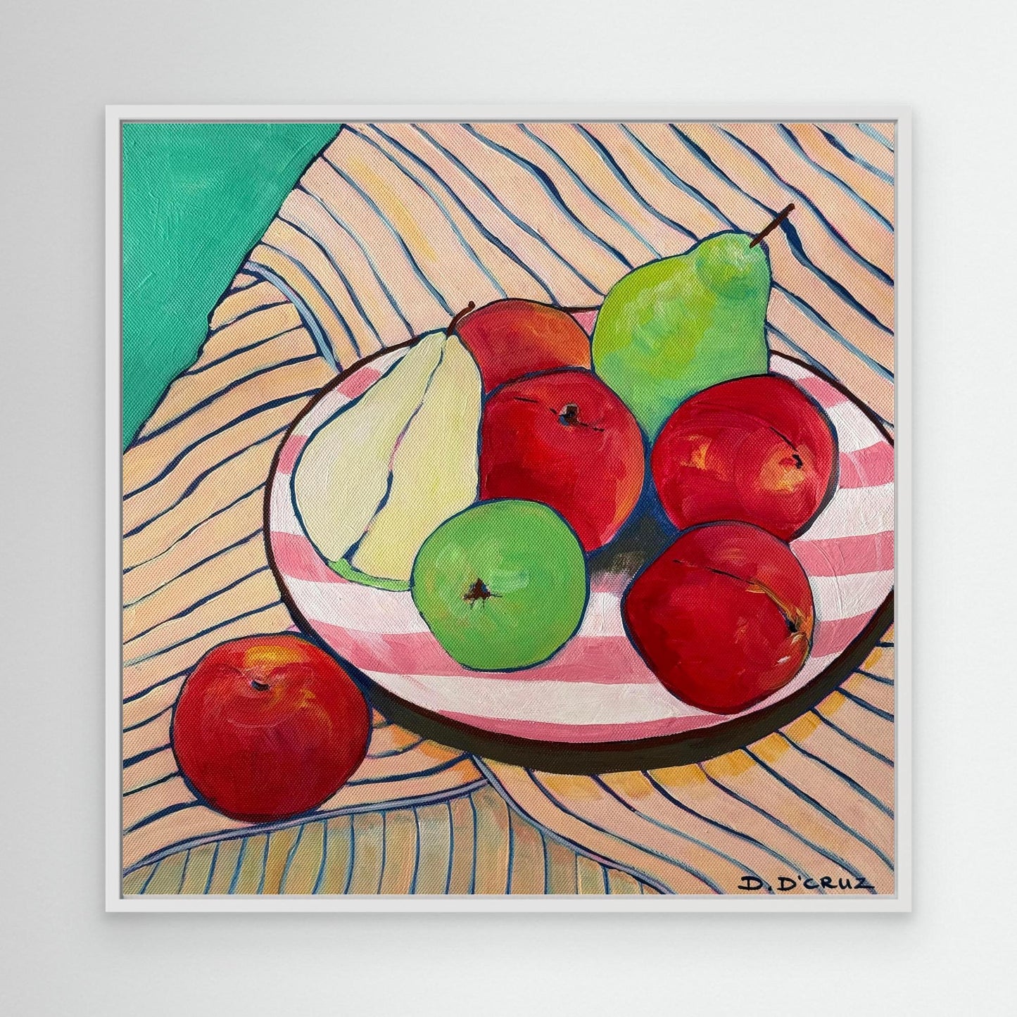 Picnic study with nectarines 