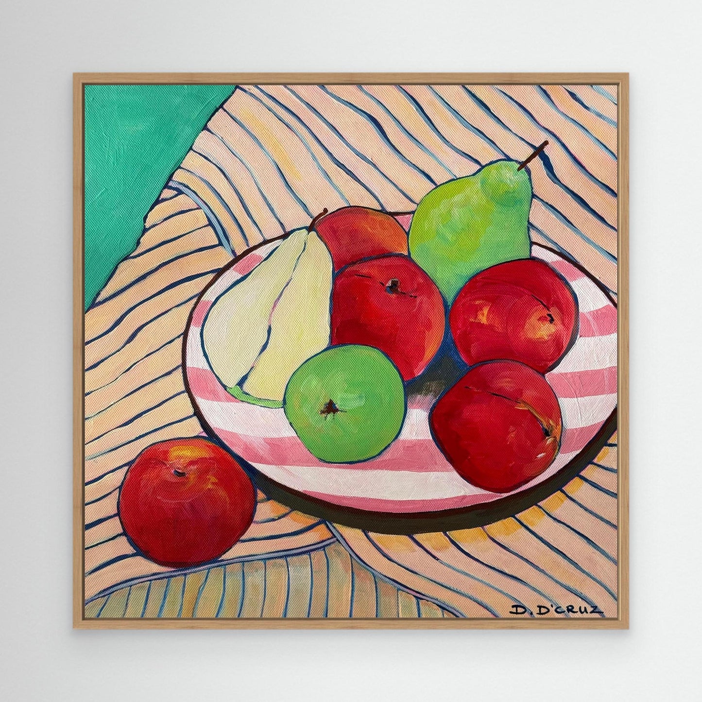 Picnic study with nectarines 