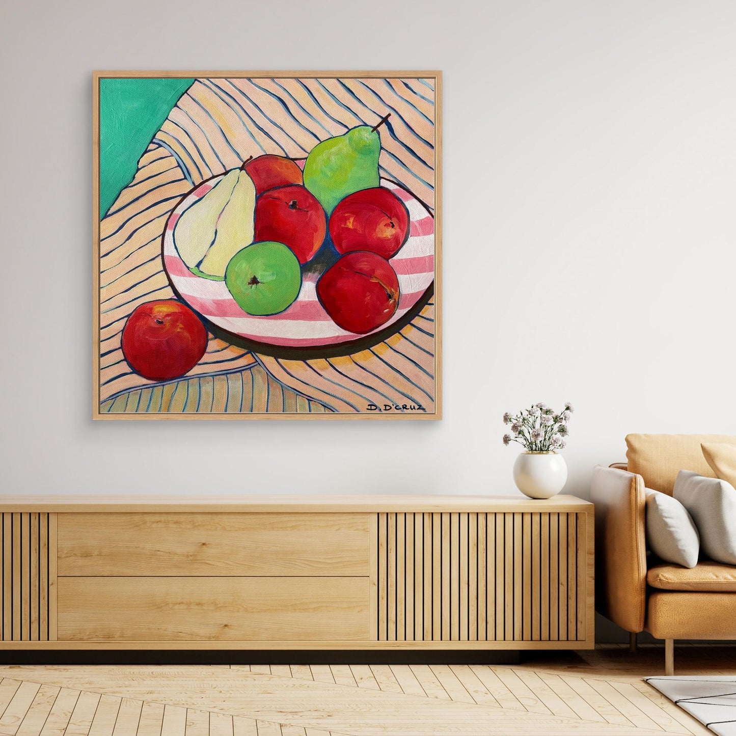 Picnic study with nectarines 