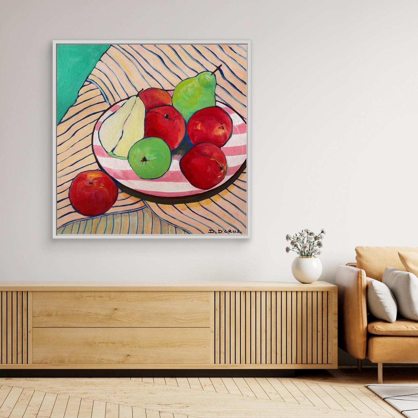 Picnic study with nectarines 