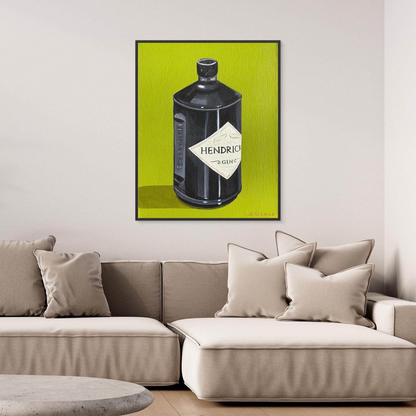 Olive Hendricks print on canvas