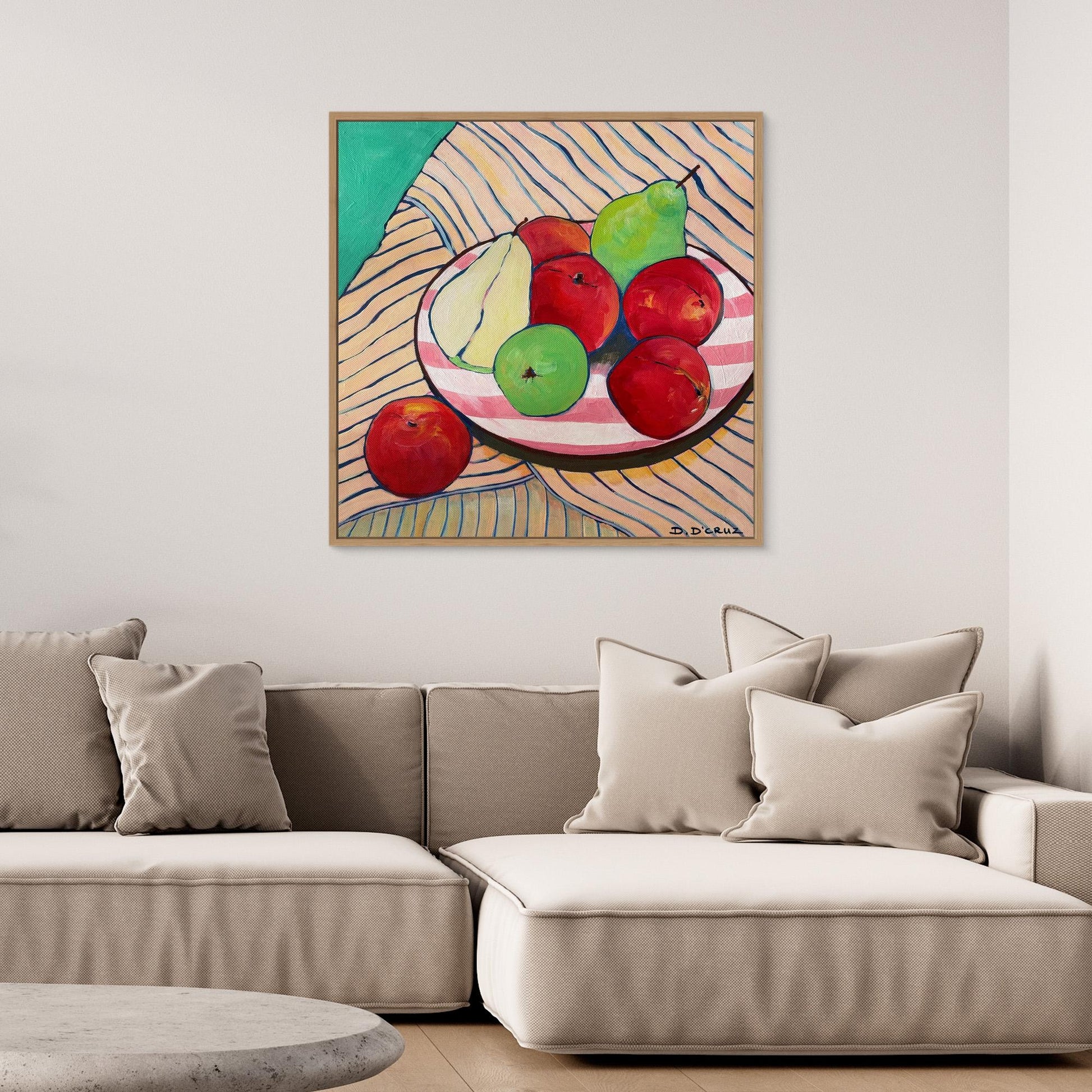 Picnic study with nectarines 